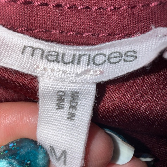 Maurices Deep Red Utility Jacket - Picture 9 of 9
